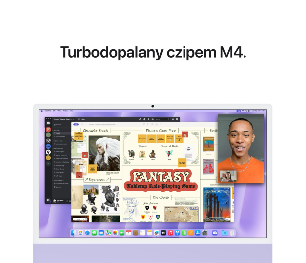 Apple iMac 24 M4/16GB/256/MacOS Retina 4,5K Fioletowy 8R GPU - 1570278 - zdjęcie 6